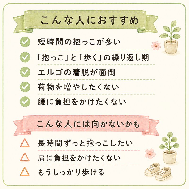 グスケットが向いている人・向いていない人